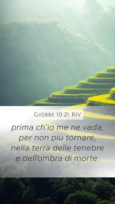 Giobbe 10:21 RIV Bible Verse Image