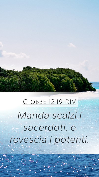 Giobbe 12:19 RIV Bible Verse Image