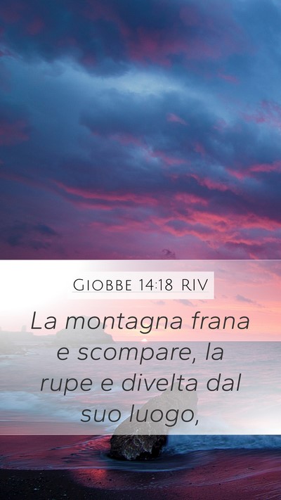 Giobbe 14:18 RIV Bible Verse Image