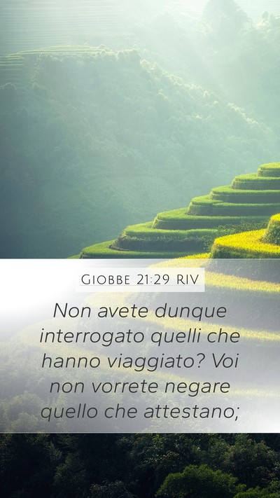 Giobbe 21:29 RIV Bible Verse Image