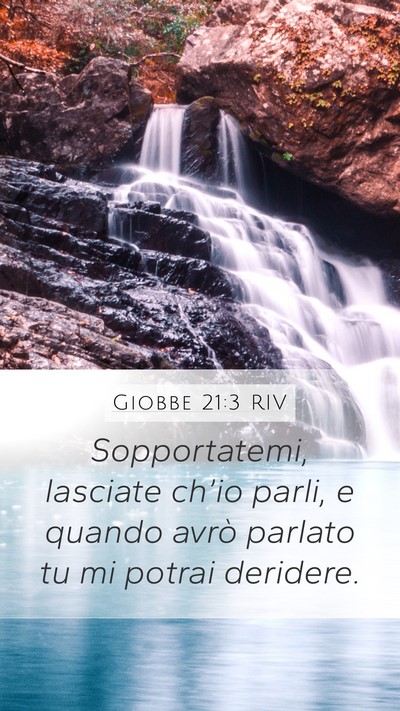 Giobbe 21:3 RIV Bible Verse Image