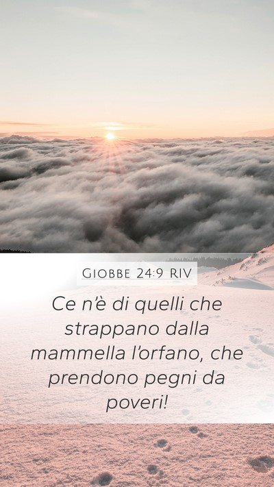 Giobbe 24:9 RIV Bible Verse Image
