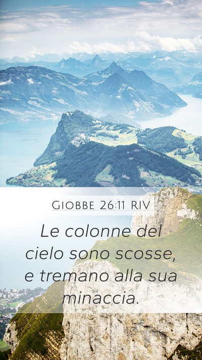 Giobbe 26:11 RIV Bible Verse Image