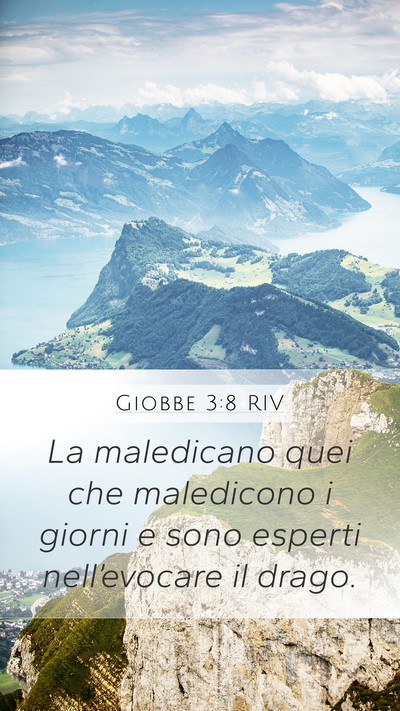 Giobbe 3:8 RIV Bible Verse Image