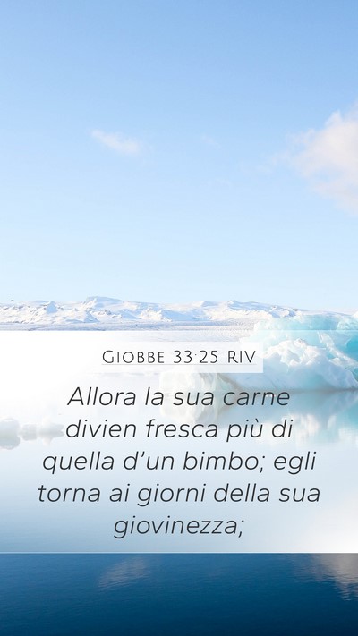 Giobbe 33:25 RIV Bible Verse Image