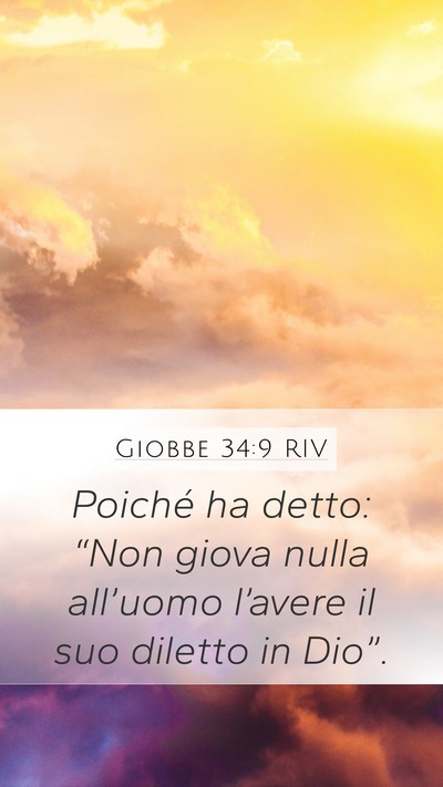 Giobbe 34:9 RIV Bible Verse Image
