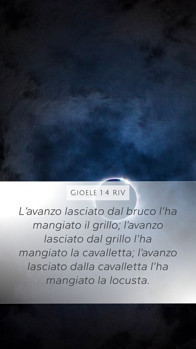 Gioele 1:4 RIV Bible Verse Image