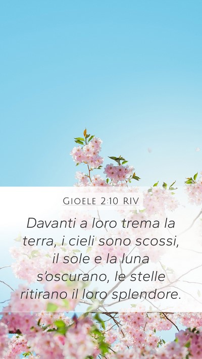 Gioele 2:10 RIV Bible Verse Image