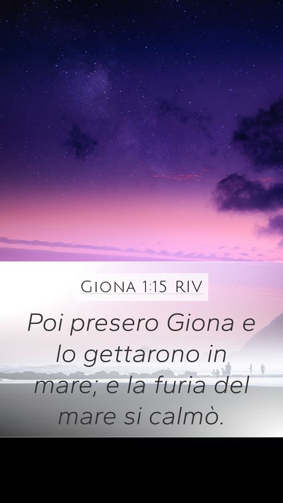 Giona 1:15 RIV Bible Verse Image