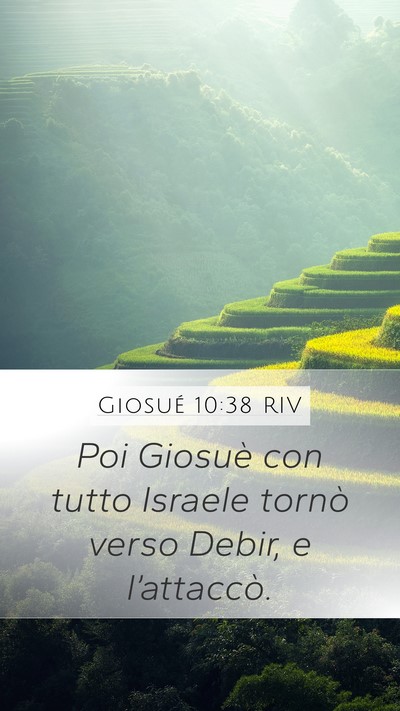 Giosué 10:38 RIV Bible Verse Image
