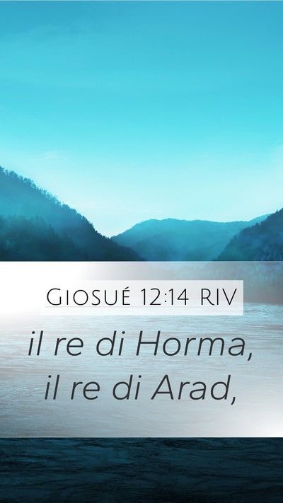 Giosué 12:14 RIV Bible Verse Image