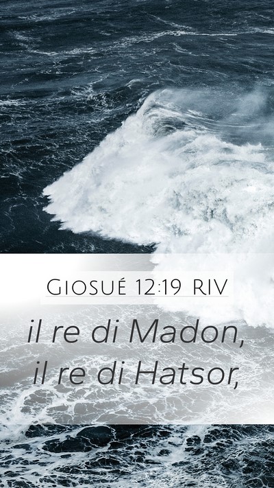 Giosué 12:19 RIV Bible Verse Image