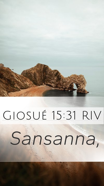 Giosué 15:31 RIV Bible Verse Image