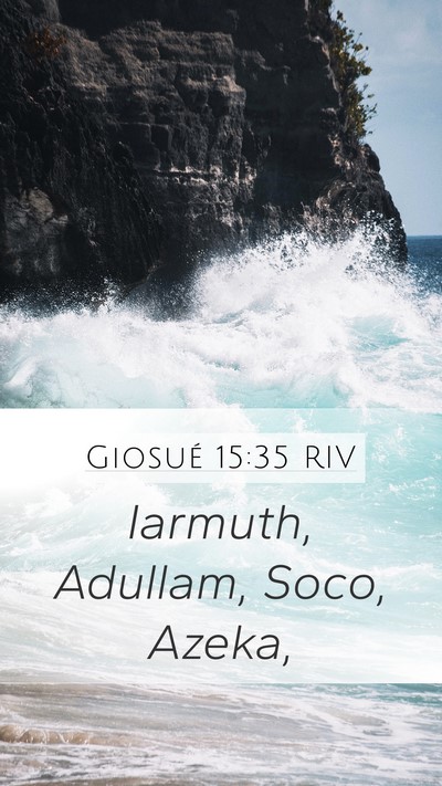 Giosué 15:35 RIV Bible Verse Image