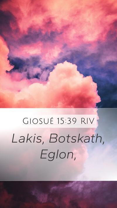 Giosué 15:39 RIV Bible Verse Image