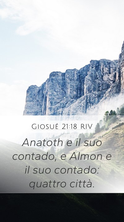 Giosué 21:18 RIV Bible Verse Image