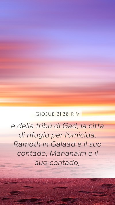 Giosué 21:38 RIV Bible Verse Image
