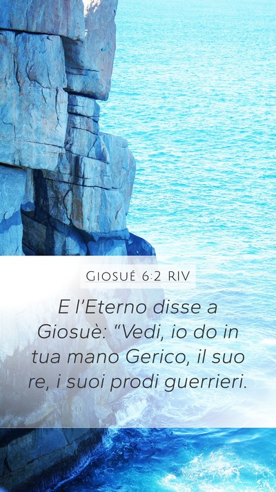 Giosué 6:2 RIV Bible Verse Image