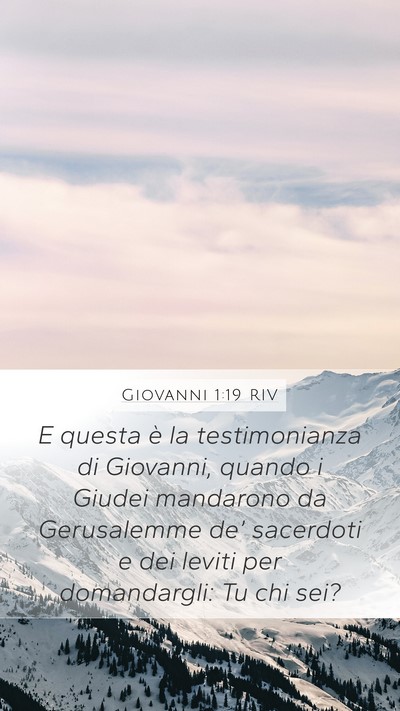 Giovanni 1:19 RIV Bible Verse Image