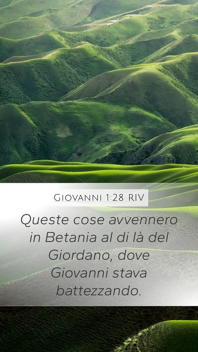 Giovanni 1:28 RIV Bible Verse Image