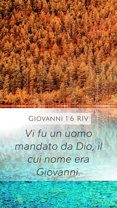 Giovanni 1:6 RIV Bible Verse Image