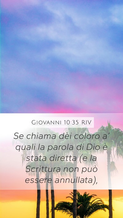 Giovanni 10:35 RIV Bible Verse Image