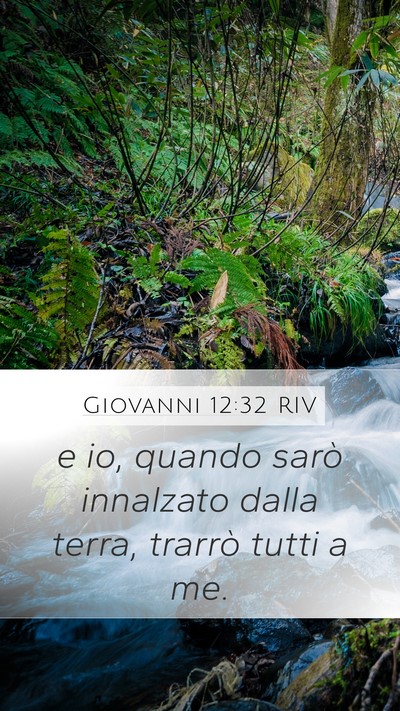 Giovanni 12:32 RIV Bible Verse Image