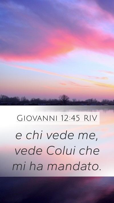 Giovanni 12:45 RIV Bible Verse Image