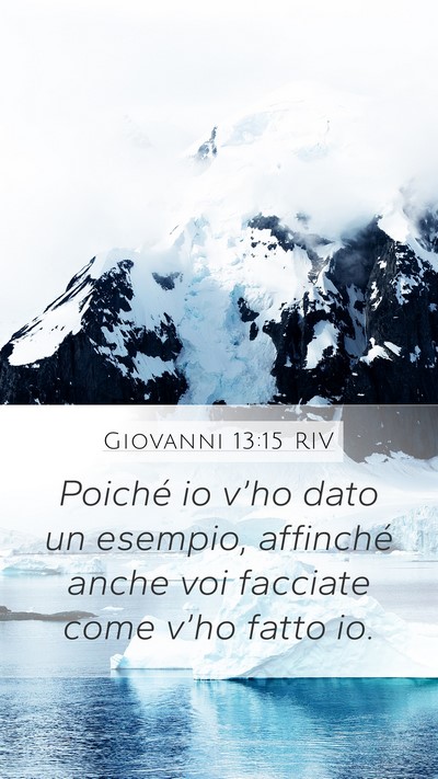 Giovanni 13:15 RIV Bible Verse Image