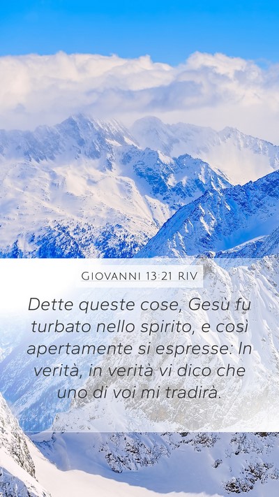 Giovanni 13:21 RIV Bible Verse Image
