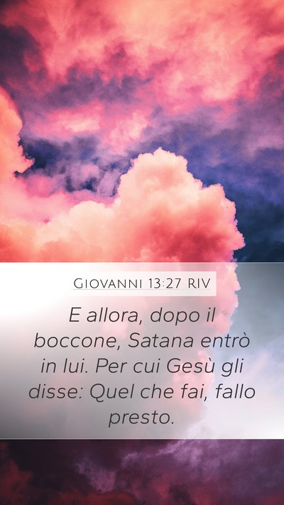 Giovanni 13:27 RIV Bible Verse Image