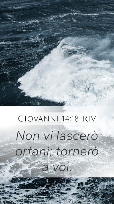 Giovanni 14:18 RIV Bible Verse Image