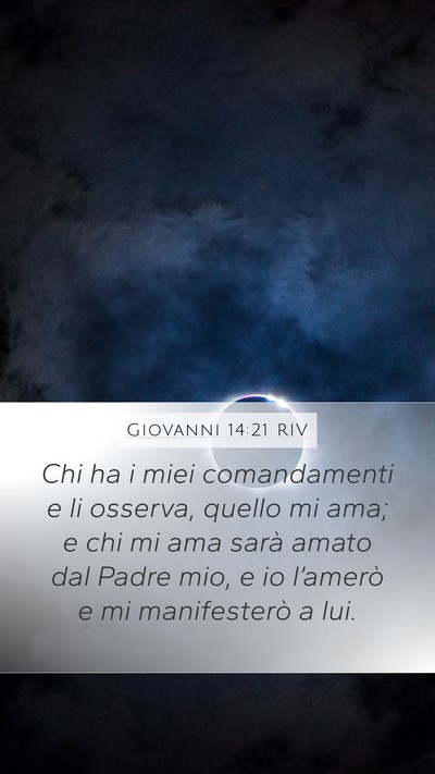 Giovanni 14:21 RIV Bible Verse Image