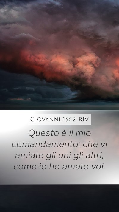 Giovanni 15:12 RIV Bible Verse Image