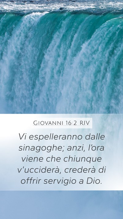 Giovanni 16:2 RIV Bible Verse Image