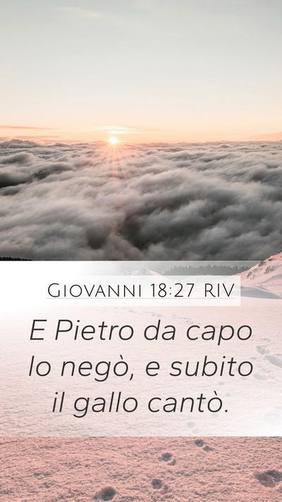 Giovanni 18:27 RIV Bible Verse Image