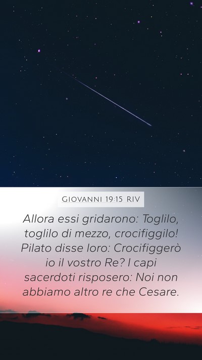 Giovanni 19:15 RIV Bible Verse Image