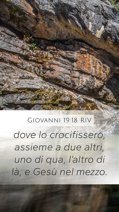 Giovanni 19:18 RIV Bible Verse Image
