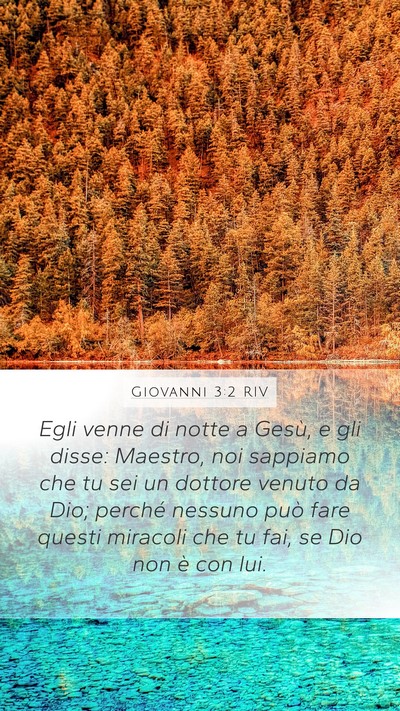 Giovanni 3:2 RIV Bible Verse Image