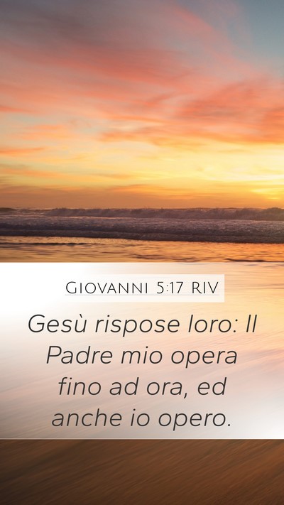 Giovanni 5:17 RIV Bible Verse Image