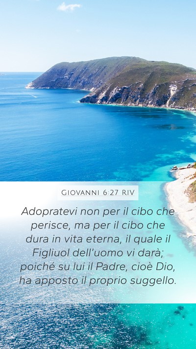 Giovanni 6:27 RIV Bible Verse Image