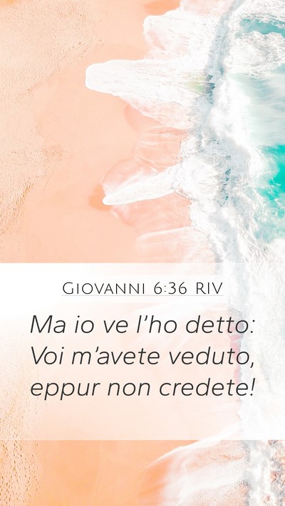 Giovanni 6:36 RIV Bible Verse Image