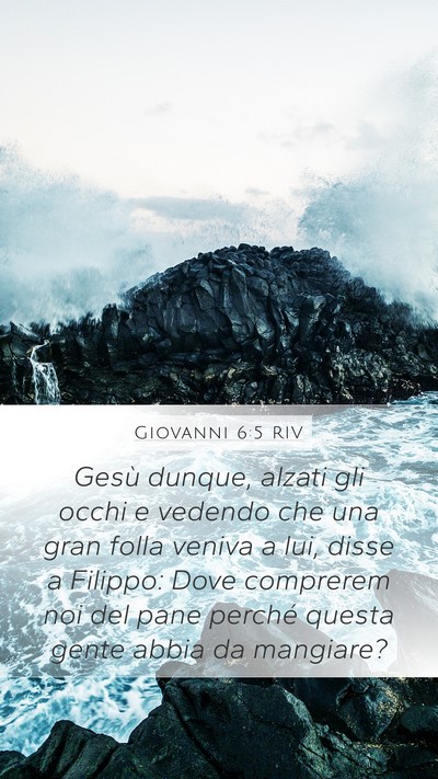Giovanni 6:5 RIV Bible Verse Image