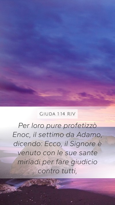 Giuda 1:14 RIV Bible Verse Image