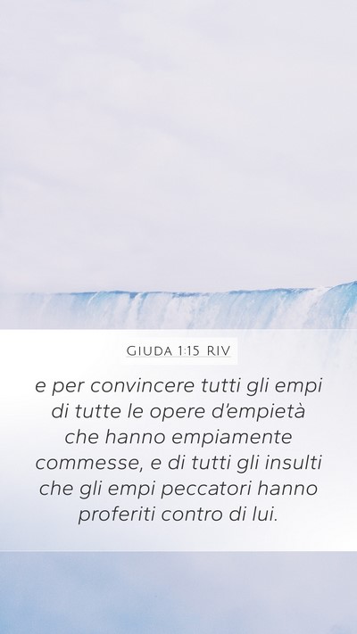 Giuda 1:15 RIV Bible Verse Image