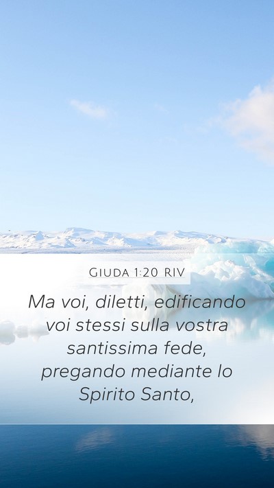 Giuda 1:20 RIV Bible Verse Image