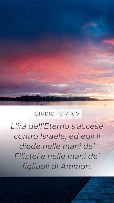 Giudici 10:7 RIV Bible Verse Image