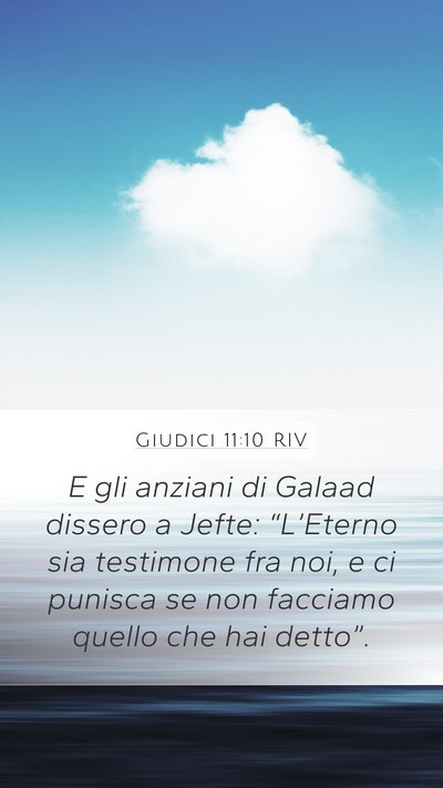 Giudici 11:10 RIV Bible Verse Image