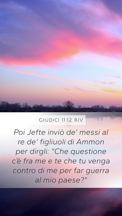 Giudici 11:12 RIV Bible Verse Image