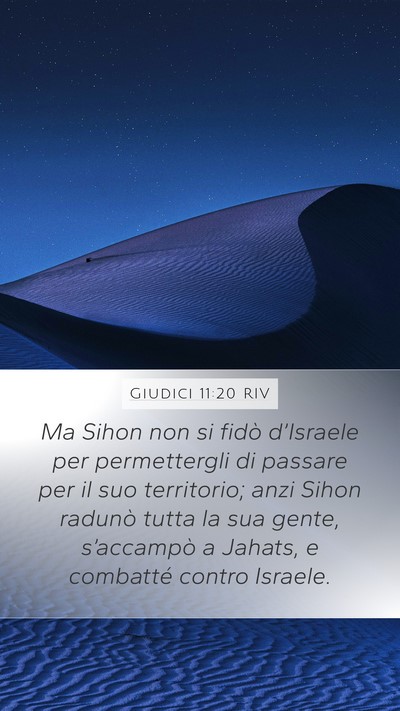 Giudici 11:20 RIV Bible Verse Image